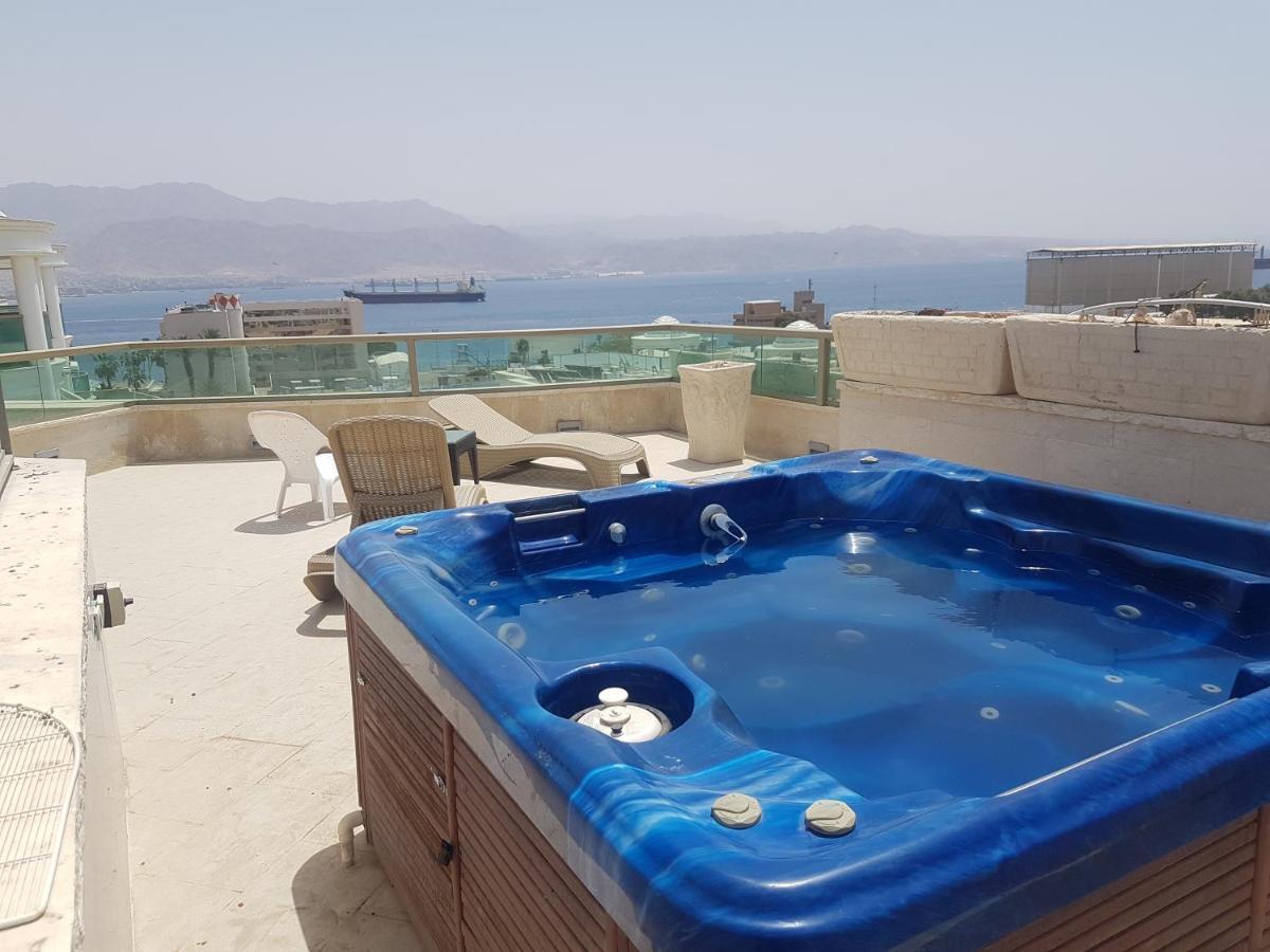 אילת La-Palmore Luxury Apart-Residense Resort With Pool First Line Sea Side מראה חיצוני תמונה