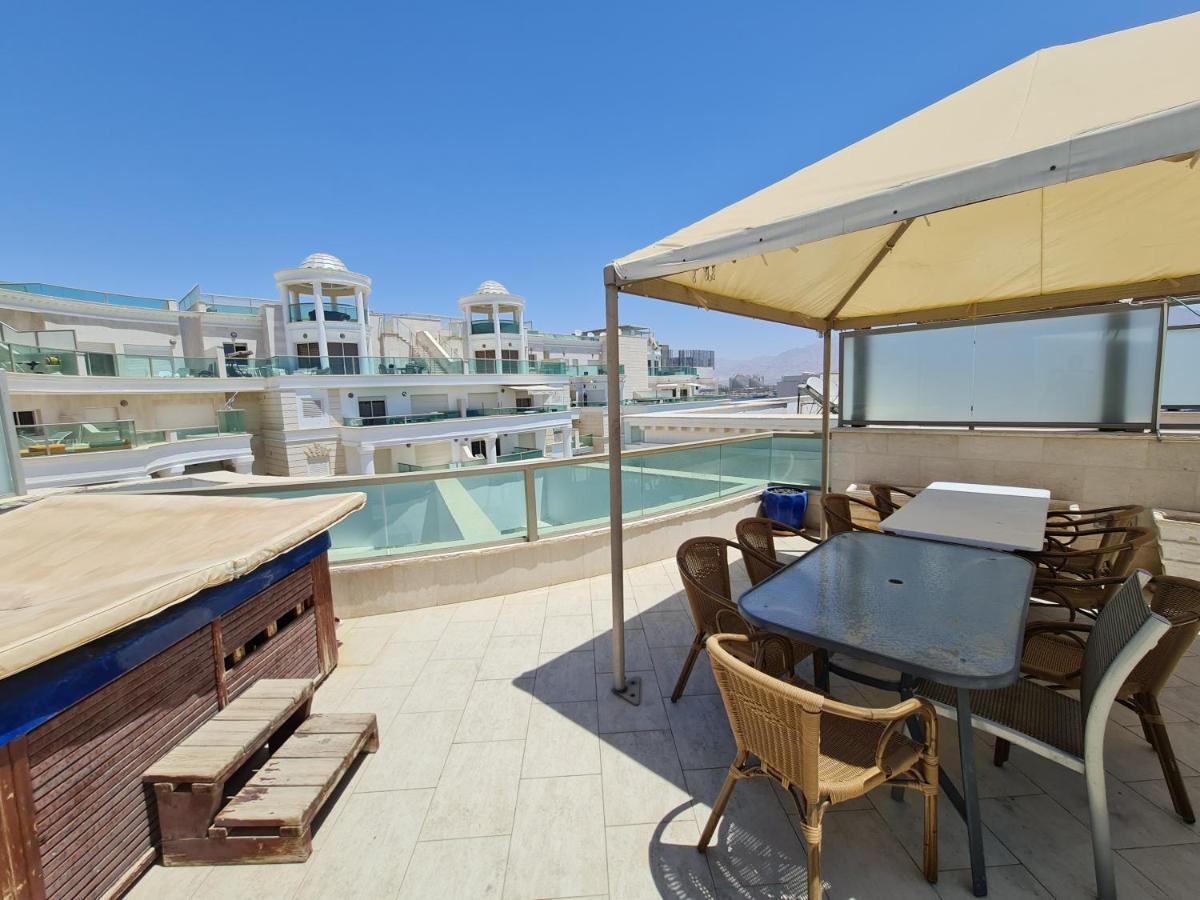 אילת La-Palmore Luxury Apart-Residense Resort With Pool First Line Sea Side מראה חיצוני תמונה